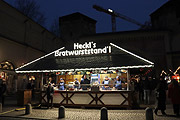 Heckl's Bratwurststandl auf dem Christkindlmarkt am Sendlinger Tor (Foto: Martin Schmitz)